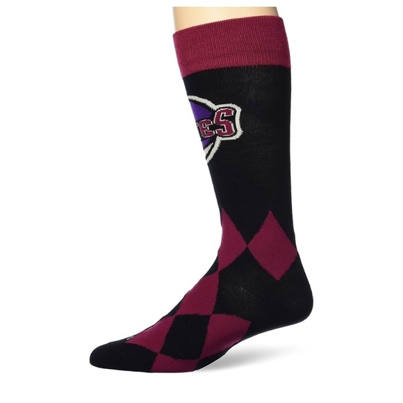 For Bare Feet Big Arizona Coyotes Diamond Socks - Picture 1 of 4